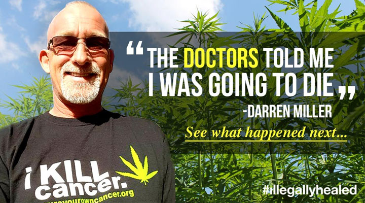 Cancro ai Polmoni curato con l’olio di Cannabis – La storia di Darren Steven Miller
